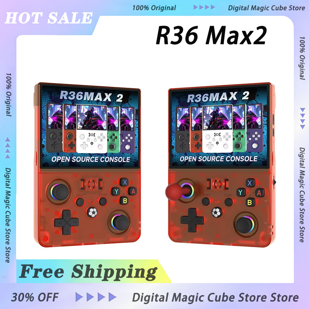 Gaming Console Handheld Retro - R36 Max2 Linux System Handheld Game