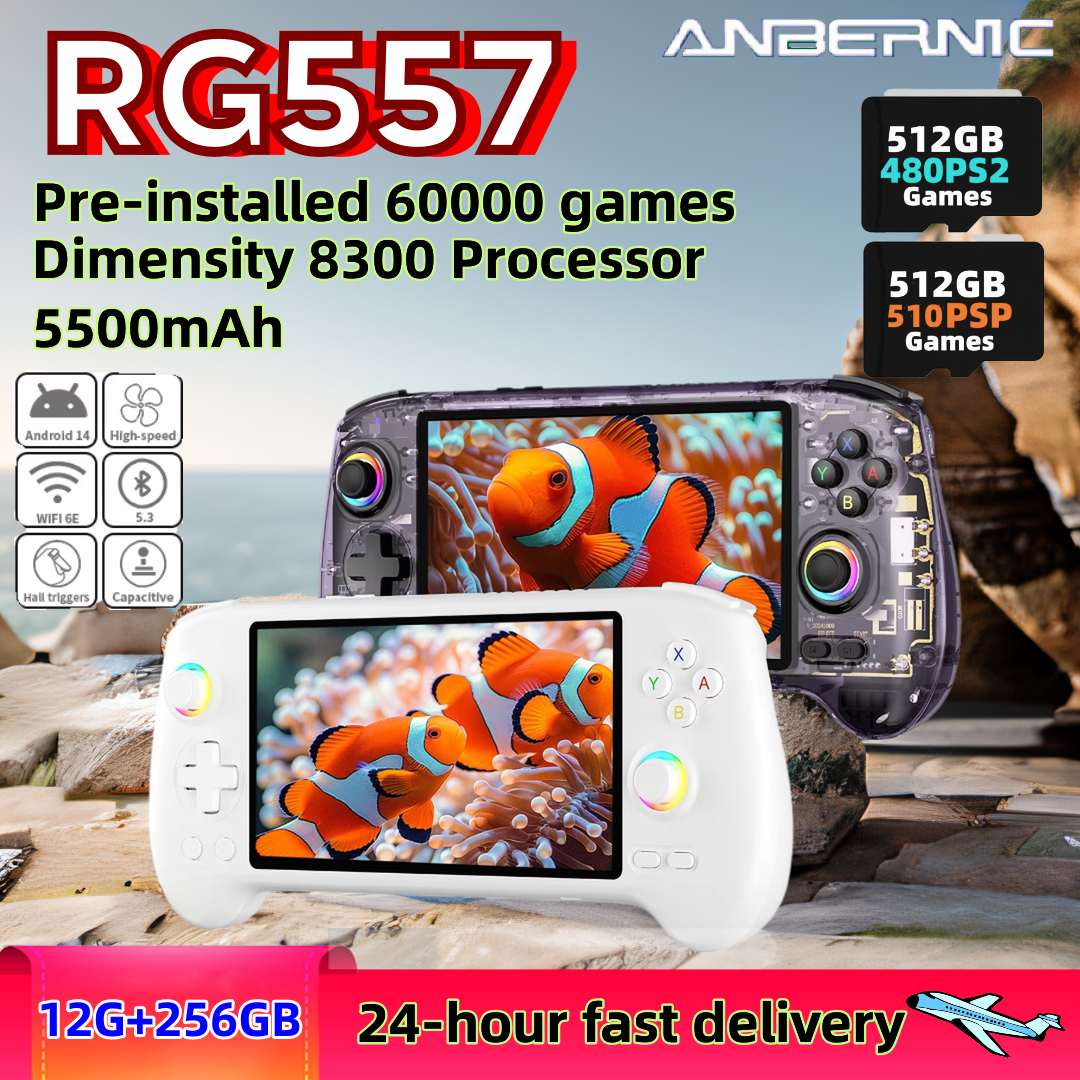 Gaming Console Gta - ANBERNIC RG557 RG 557 Retro Handheld