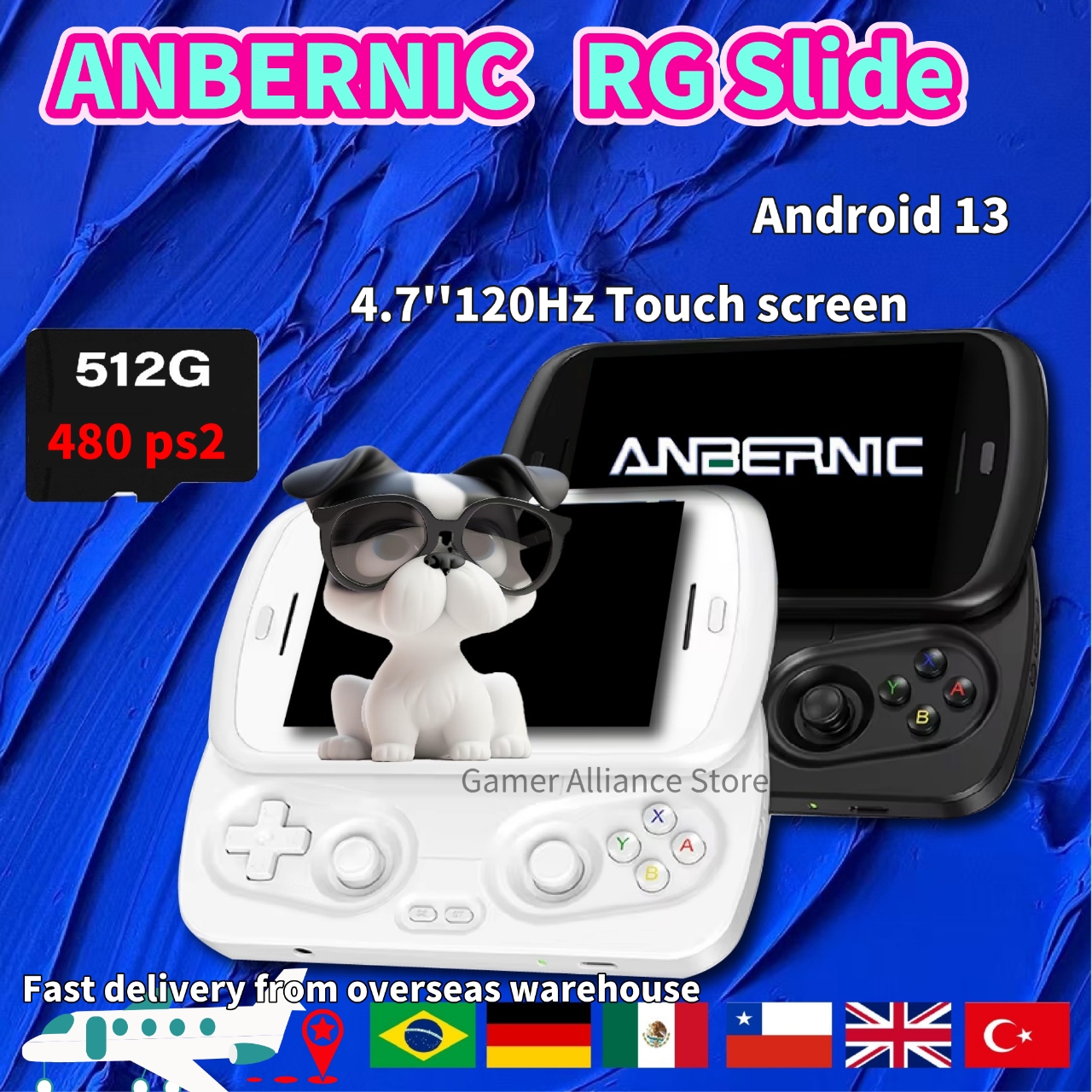 Gaming Console Types - ANBERNIC RG Slide RGSlide Retro Video