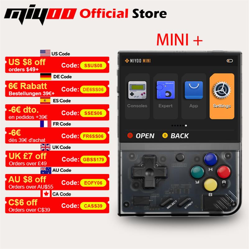 Gaming Console Types - MIYOO Mini Plus Portable Retro Handheld