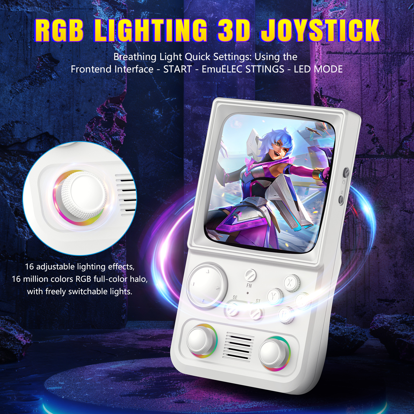 Gaming Console Handheld Retro - R36T MAX Retro Handheld Game Console