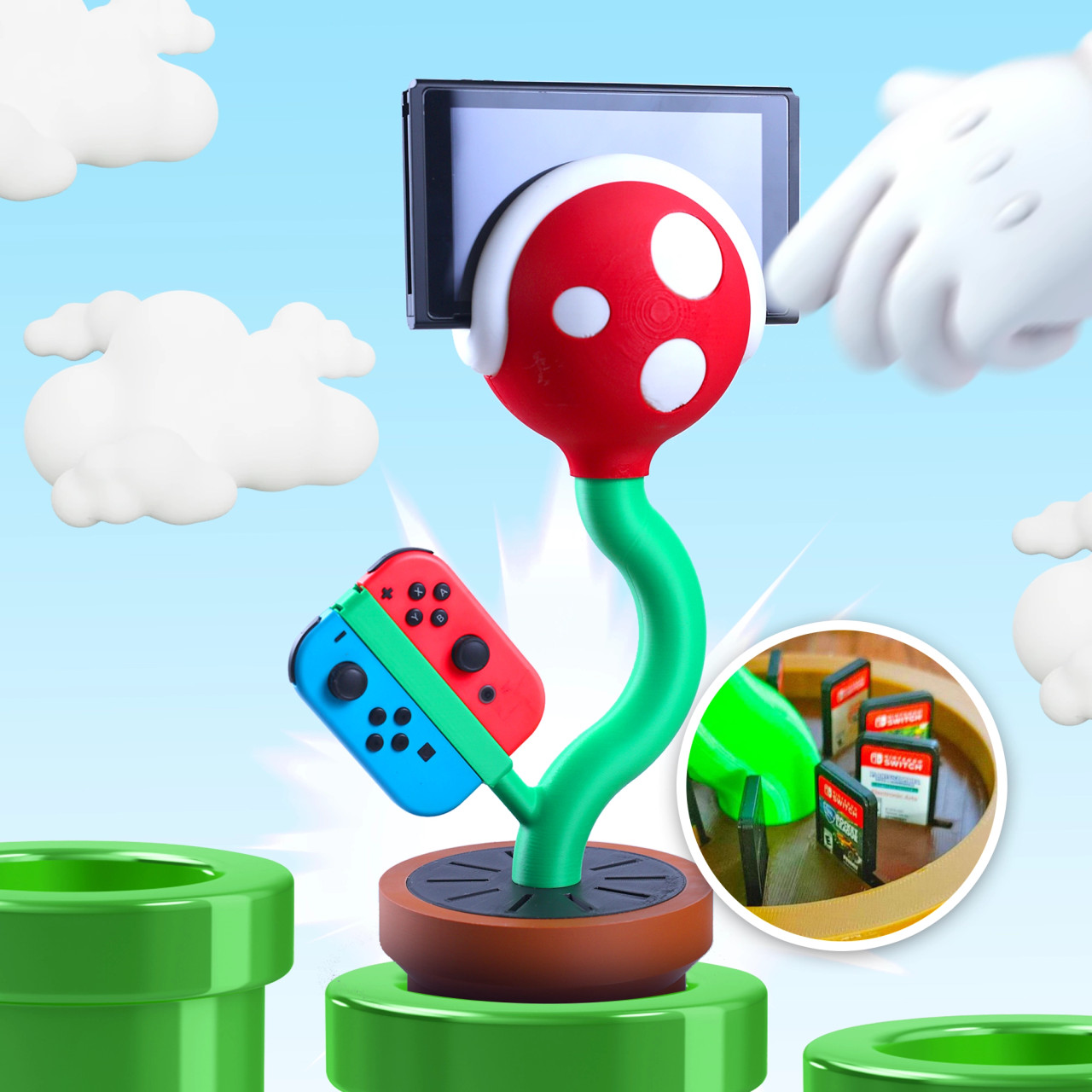 Gaming Console Design - Hobby Express Piranha Plant Design Charging