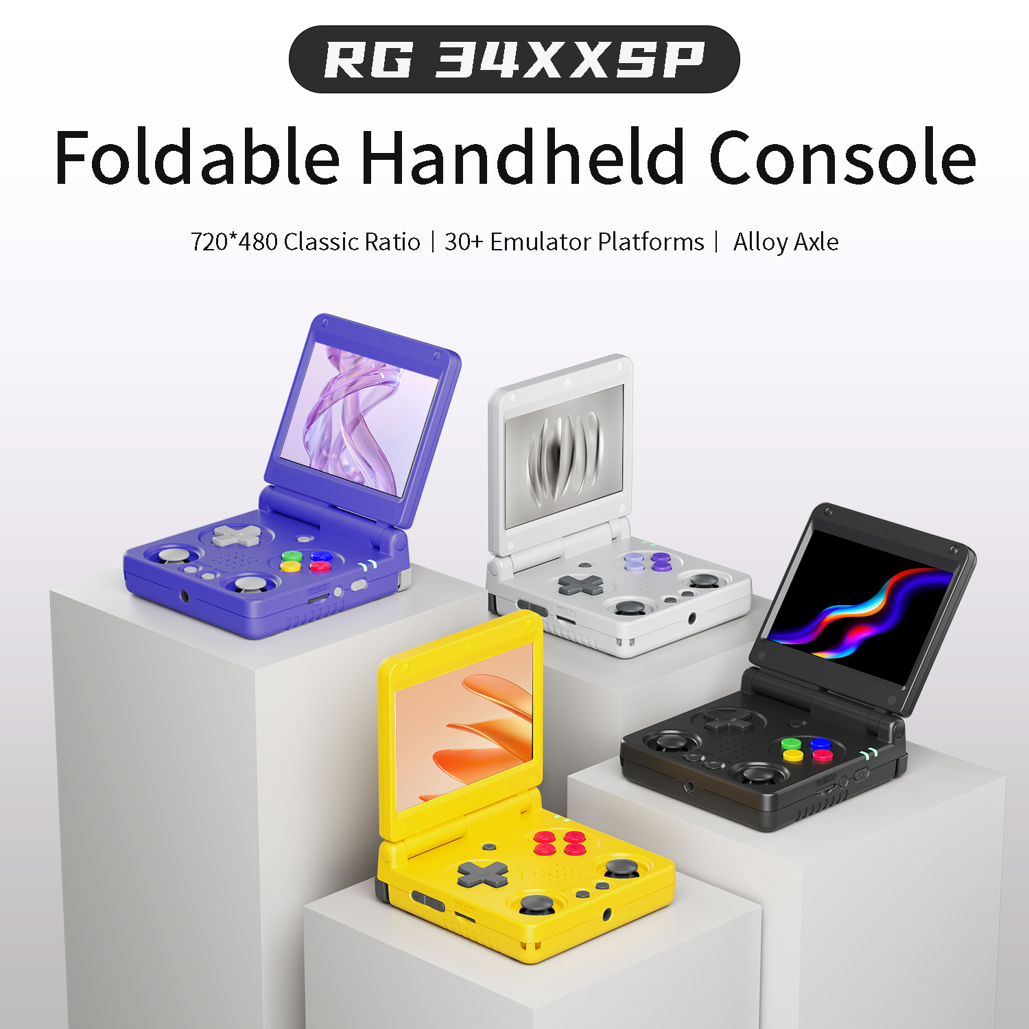 Anbernic RG34XXSP RG35XXSP Fli - Gaming Console Handheld Retro recensione e prezzo