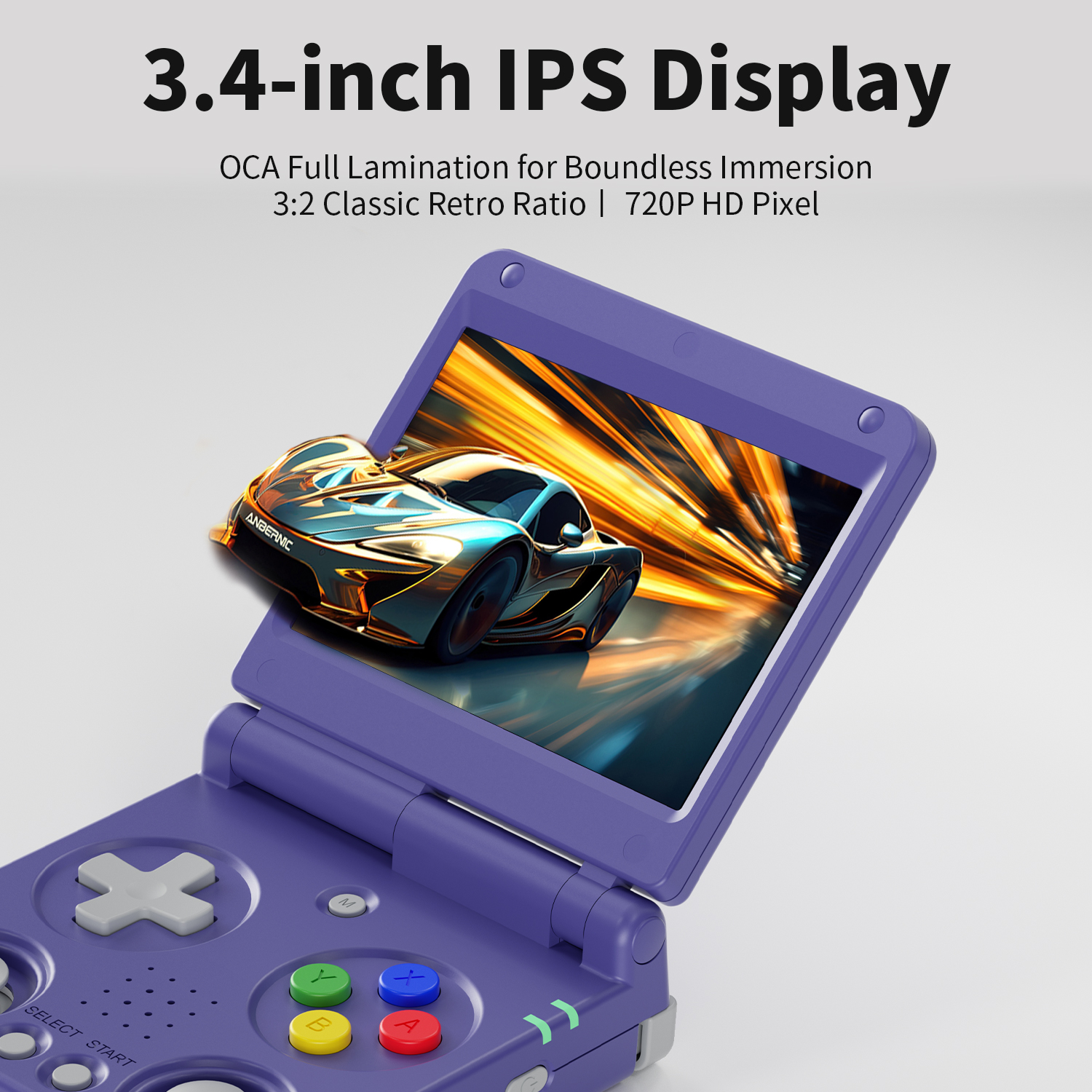 Anbernic RG34XXSP RG35XXSP Fli - Gaming Console Handheld Retro recensione e prezzo