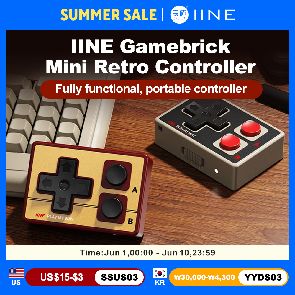 IINE Mini Controller for iOS A - Gaming Console Bluetooth recensione e prezzo