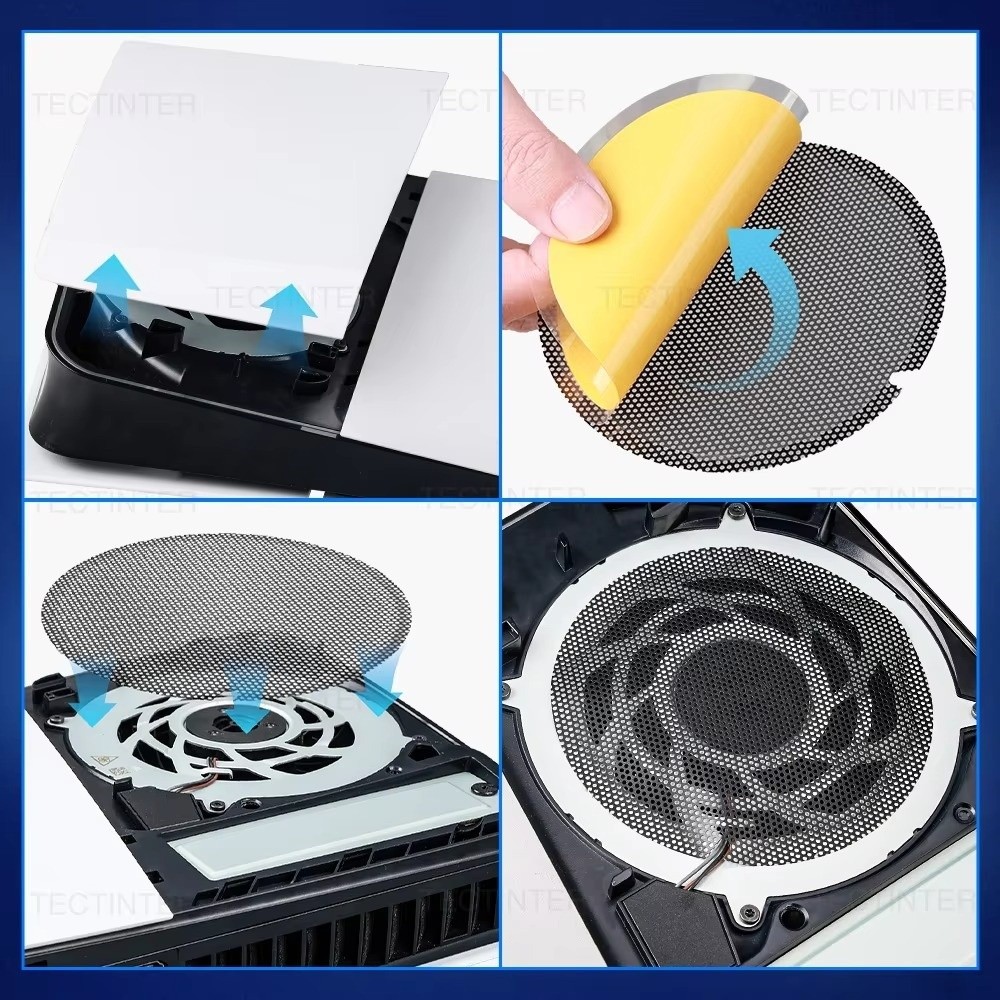 2/4Pcs Breathable Dust Filter  - Gaming Console Design recensione e prezzo