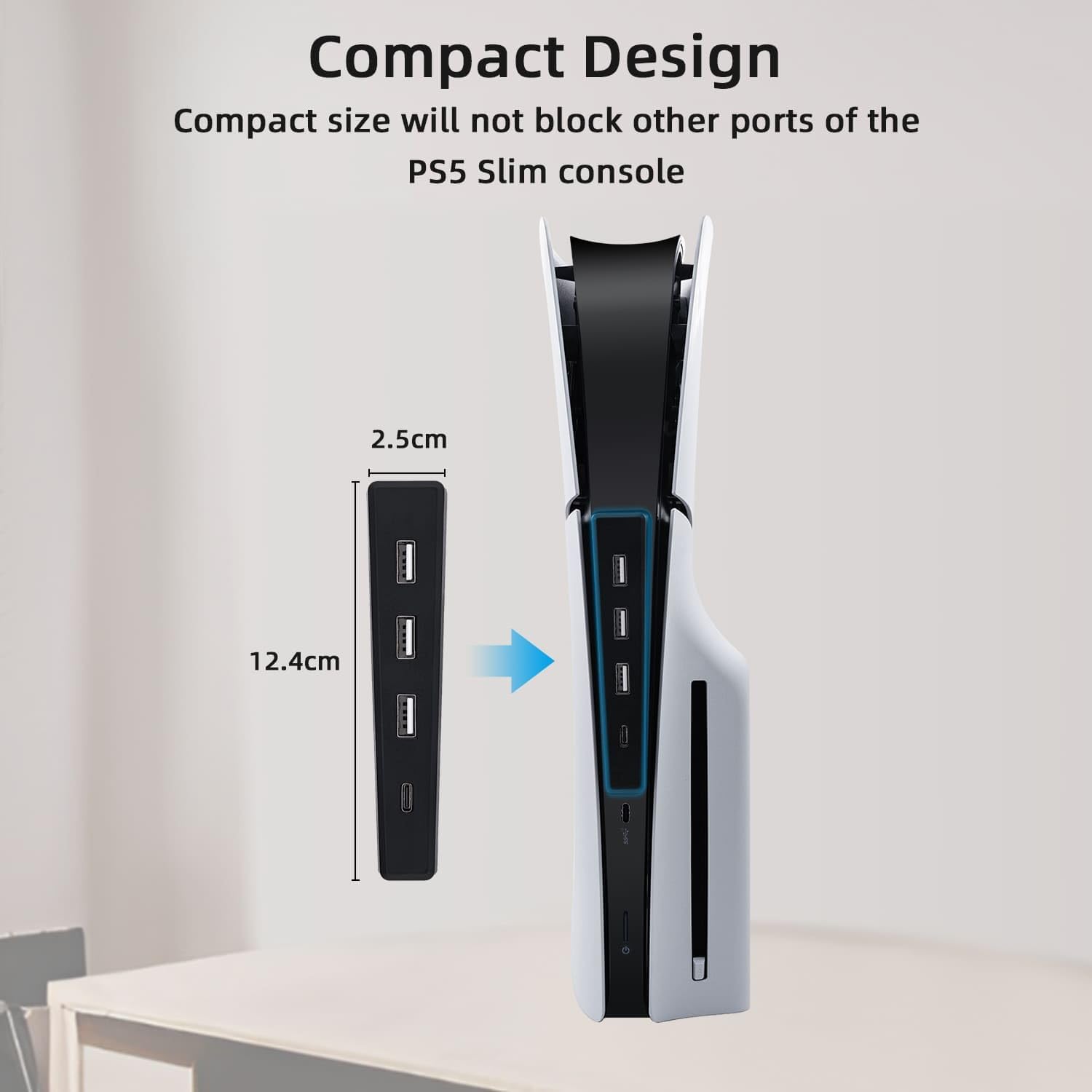 4 Ports USB Hub for PS5 Slim D - Gaming Console Ps5 recensione e prezzo