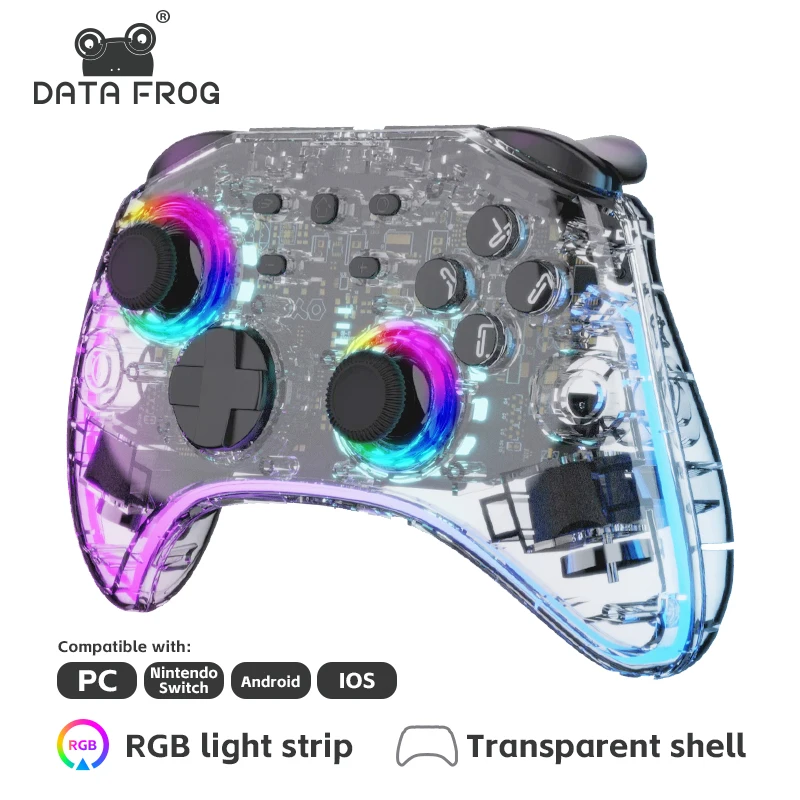 DATA FROG Portable Transparent - Gaming Console Bluetooth recensione e prezzo