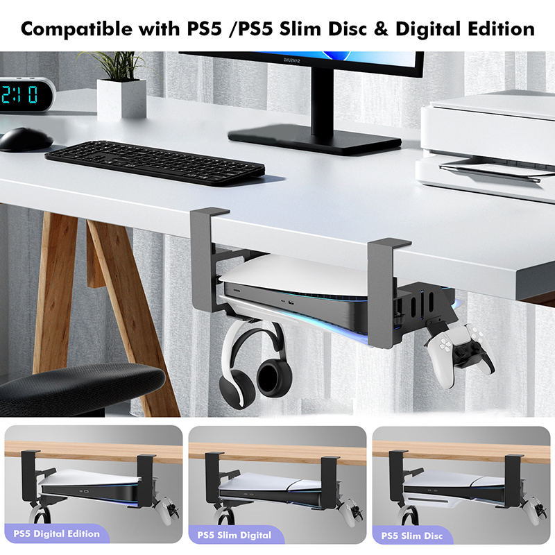 Under Table Hanging Holder For - Gaming Console Ps5 recensione e prezzo