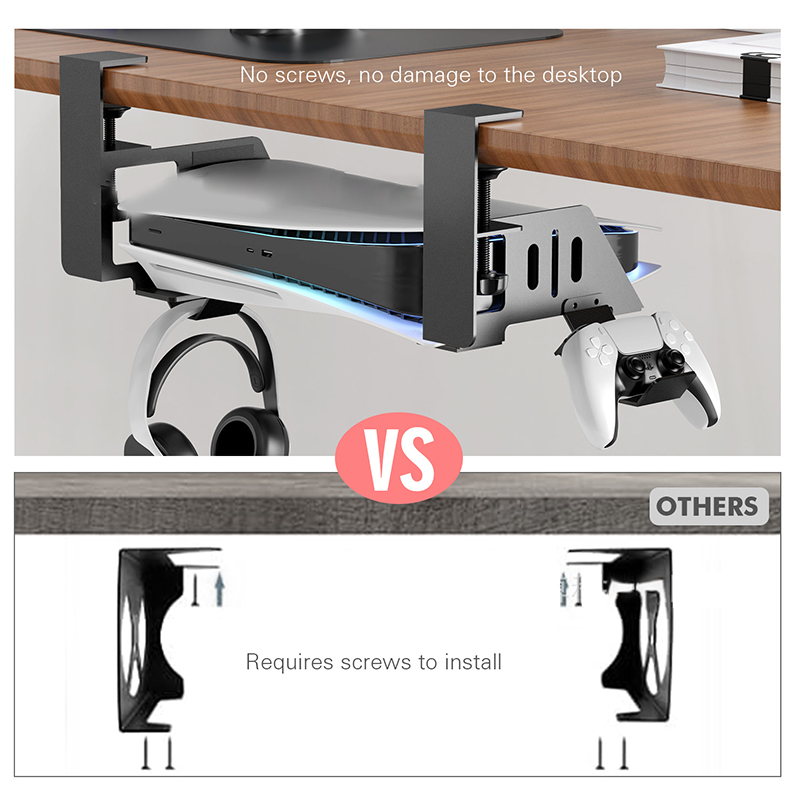 Under Table Hanging Holder For - Gaming Console Ps5 recensione e prezzo