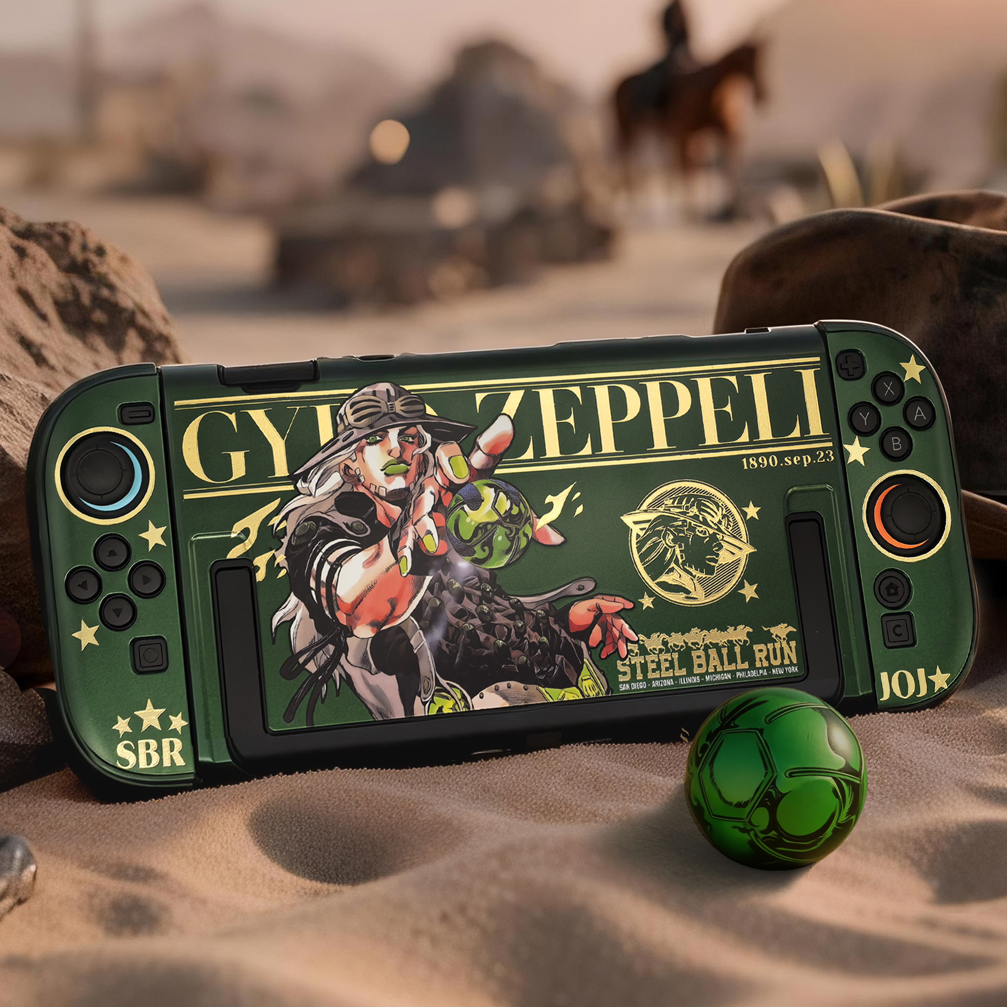 Gold Stamping Gyro Zeppeli Pro - Gaming Console Design recensione e prezzo