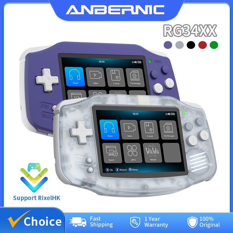 ANBERNIC RG34XX Retro Handheld - Gaming Console Bluetooth recensione e prezzo