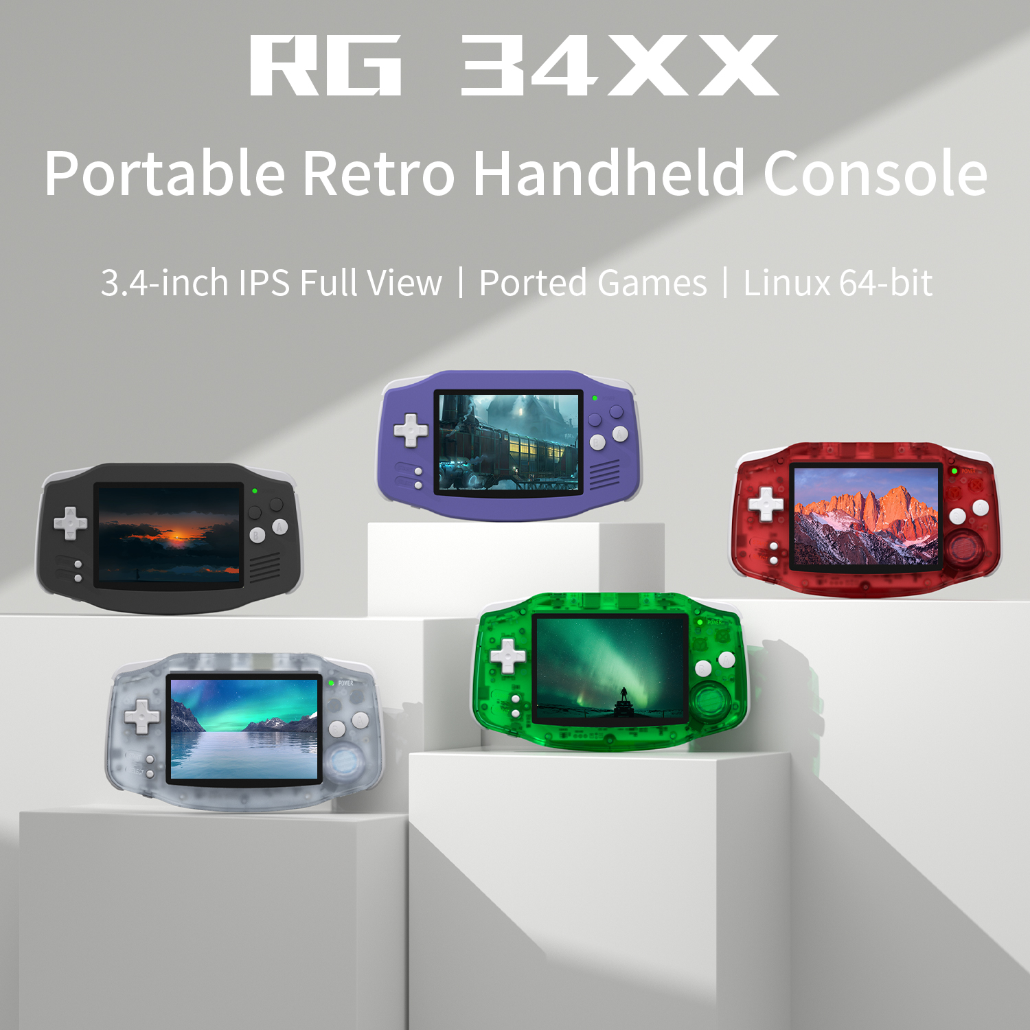 ANBERNIC RG34XX Retro Handheld - Gaming Console Bluetooth recensione e prezzo