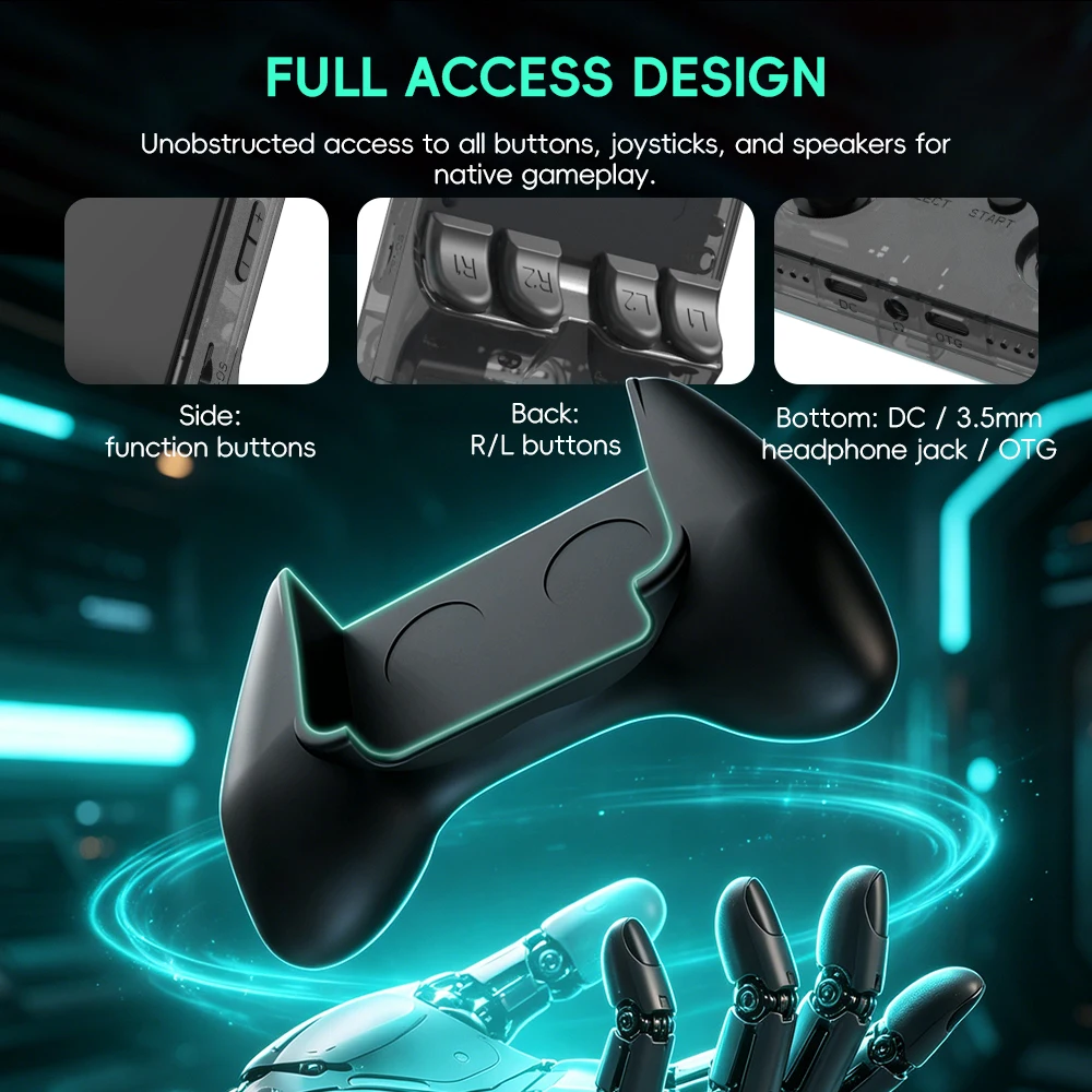 Data Frog R36S Game Grip Ergon - Gaming Console Handheld Retro recensione e prezzo