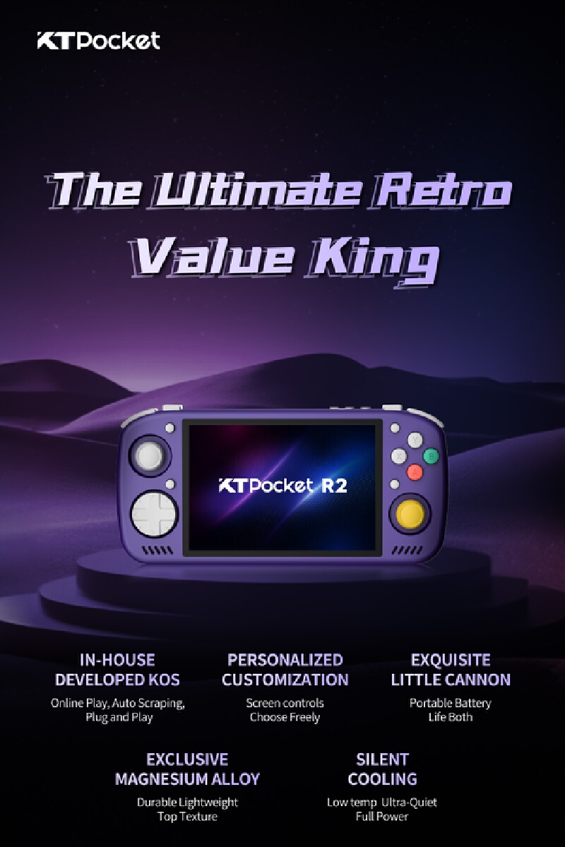 KTPocket R2 KTR2 4:3/3:2 Touch - Gaming Console Handheld Retro recensione e prezzo