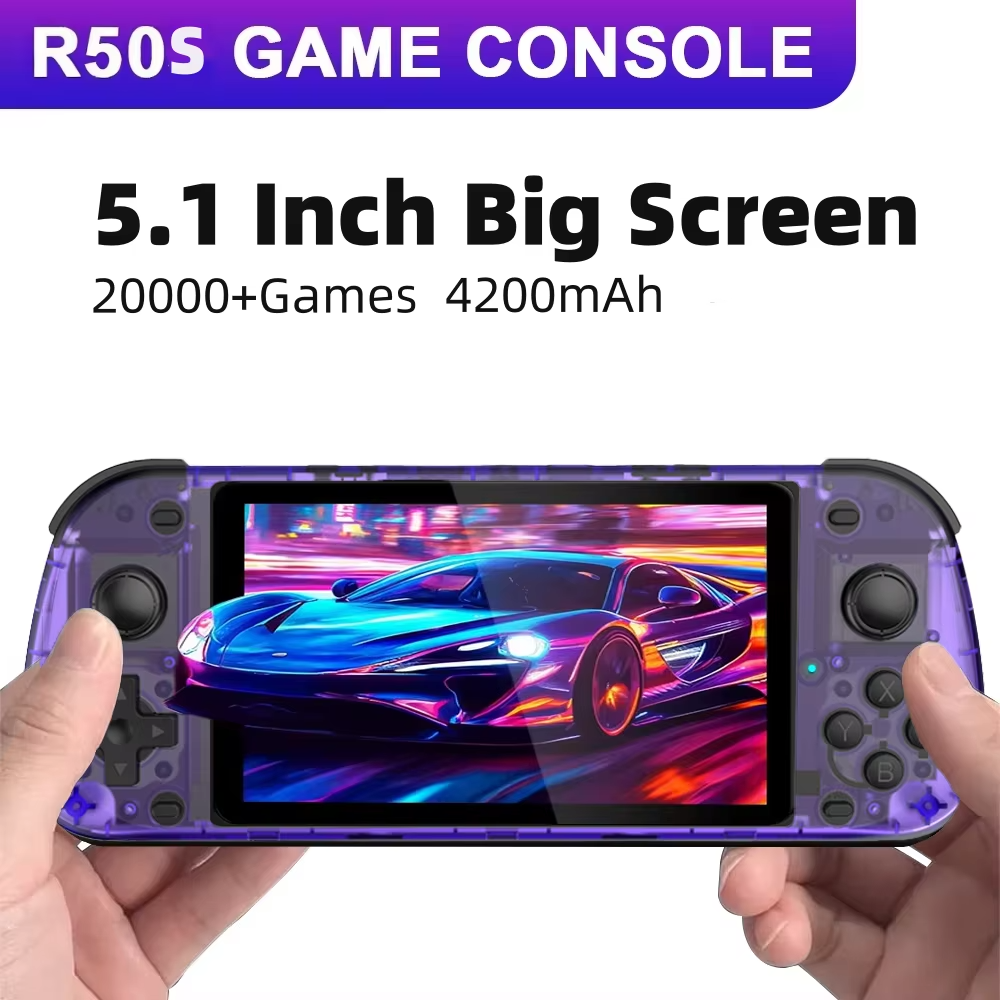 5.1 Inch R50S Retro Handheld G - Gaming Console Gta recensione e prezzo