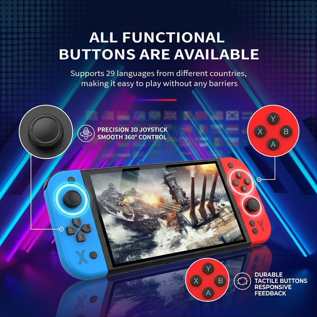 New G90 Retro Gaming Handheld  - Gaming Console For 7 Year Old recensione e prezzo