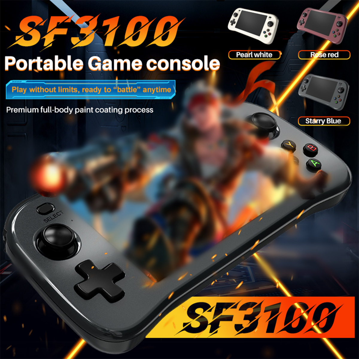 SF3100 Portable Handheld Game  - Gaming Console Types recensione e prezzo