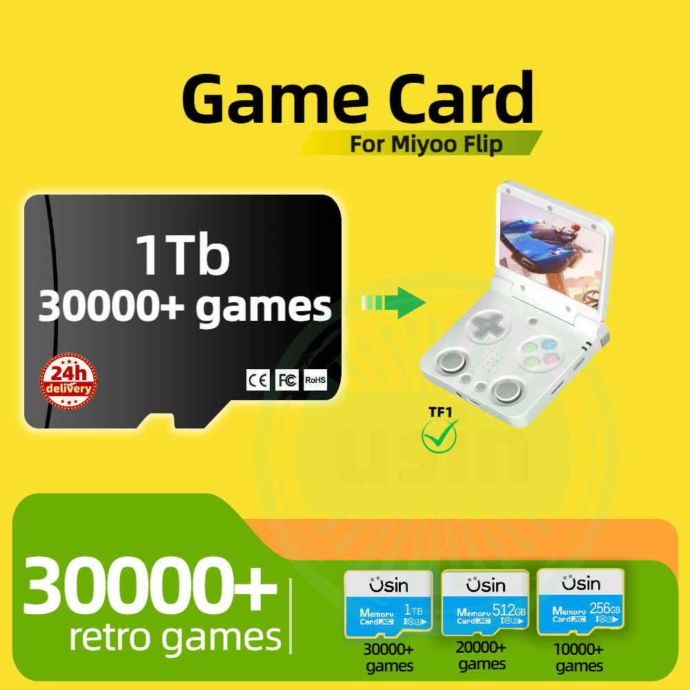 Game Card For Miyoo Flip 30000 - Gaming Console Handheld Retro recensione e prezzo