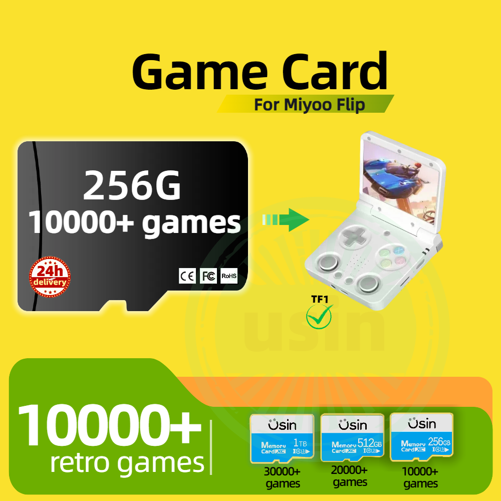 Game Card For Miyoo Flip 30000 - Gaming Console Handheld Retro recensione e prezzo