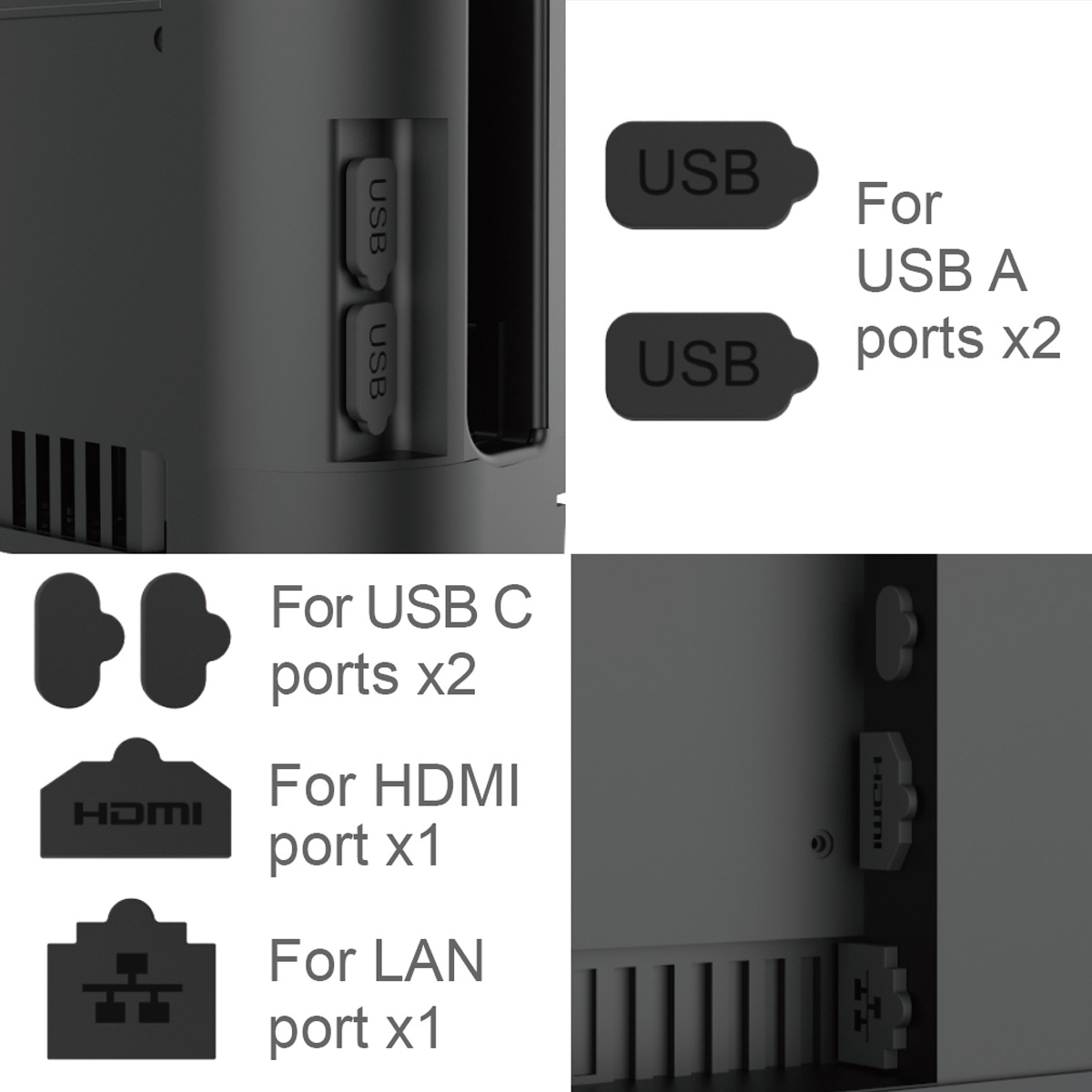 Silicone Dust Plugs Set for Sw - Gaming Console Types recensione e prezzo
