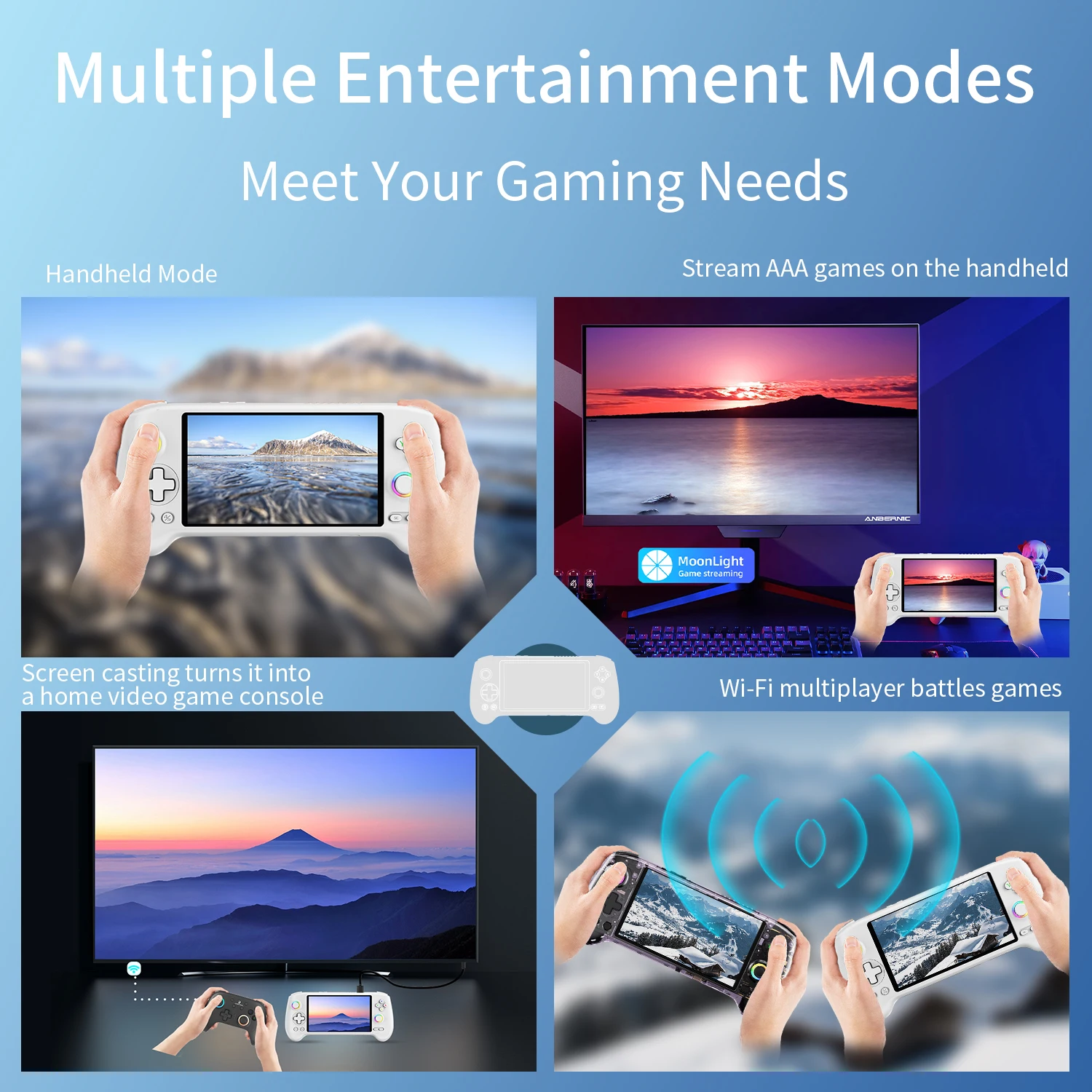 ANBERNIC RG557 Handheld Game C - Gaming Console Gta recensione e prezzo
