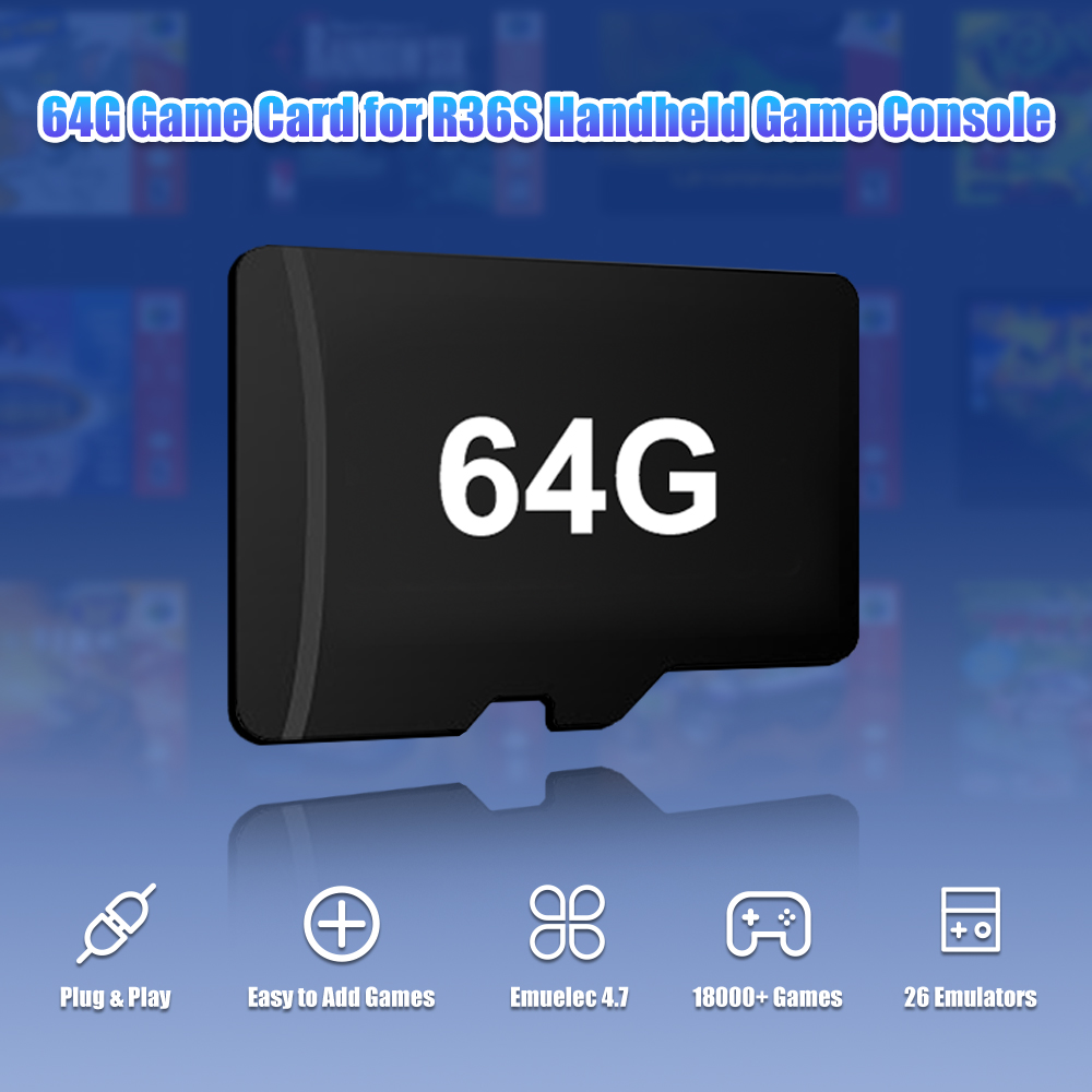 64G Game TF Card for R36S Vide - Gaming Console Handheld Retro recensione e prezzo