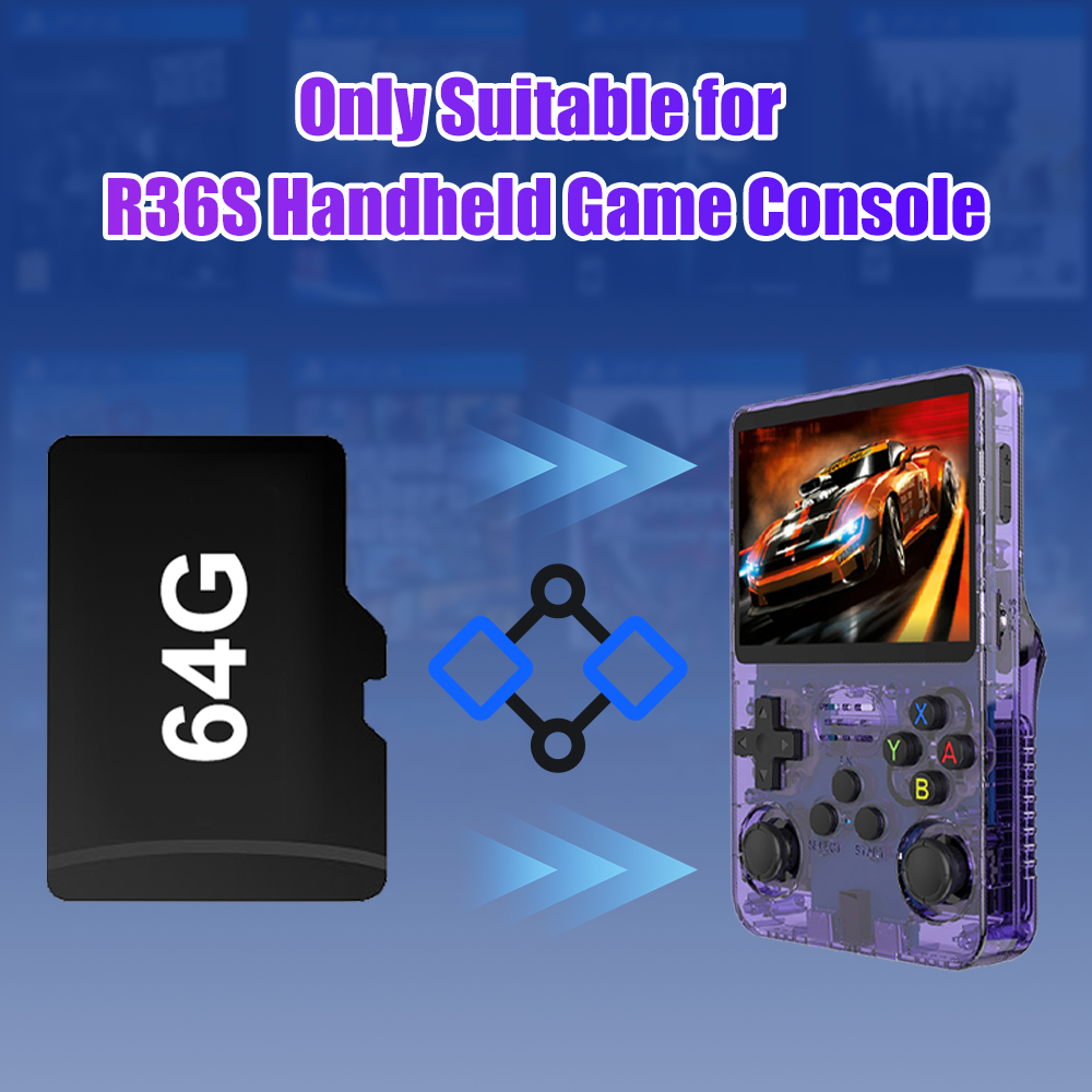 64G Game TF Card for R36S Vide - Gaming Console Handheld Retro recensione e prezzo