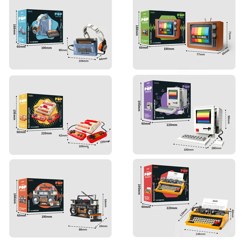 Retro DIY Building Blocks TV R - Gaming Consoles recensione e prezzo