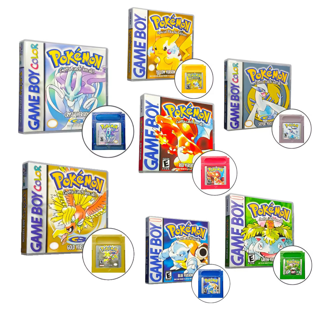 Pokemon Red Blue Crystal Golde - Gaming Console Gta recensione e prezzo