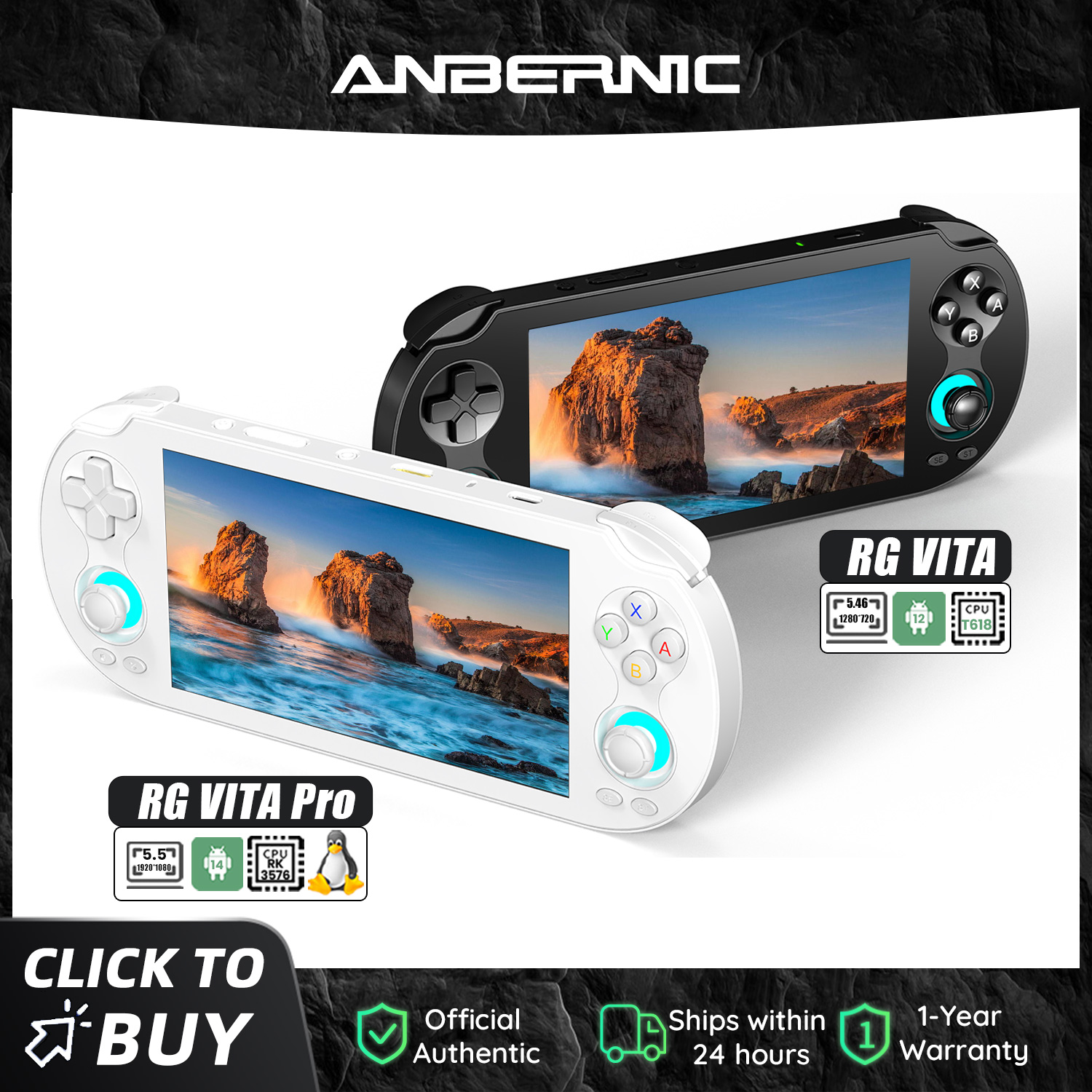 ANBERNIC RG VITA & RG VITA Pro - Gaming Console Gta recensione e prezzo