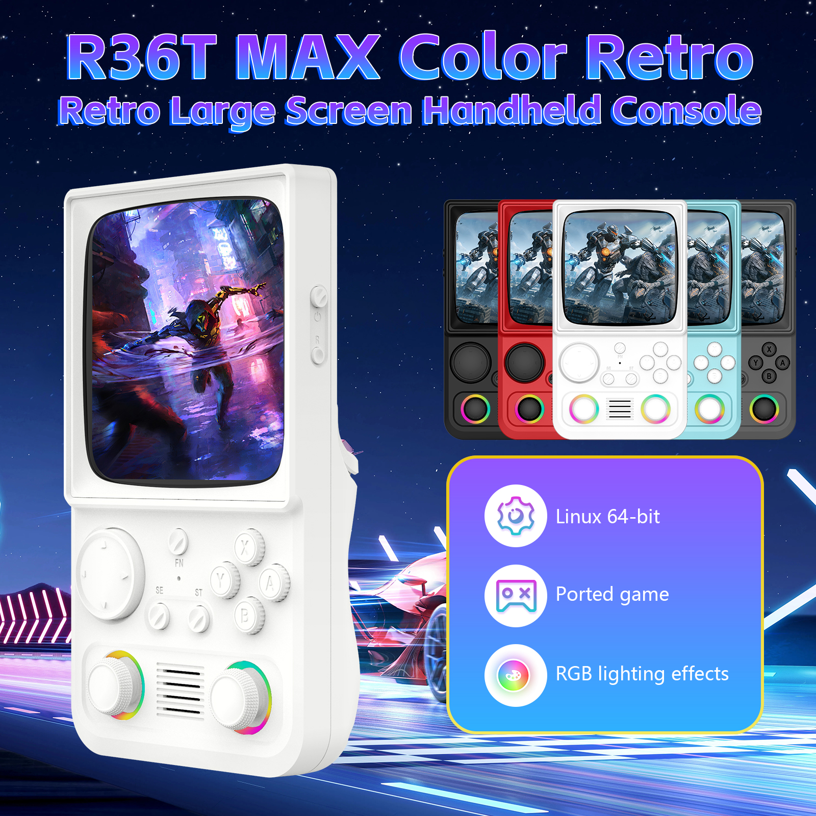 R36T MAX Retro Handheld Game C - Gaming Console Handheld Retro recensione e prezzo