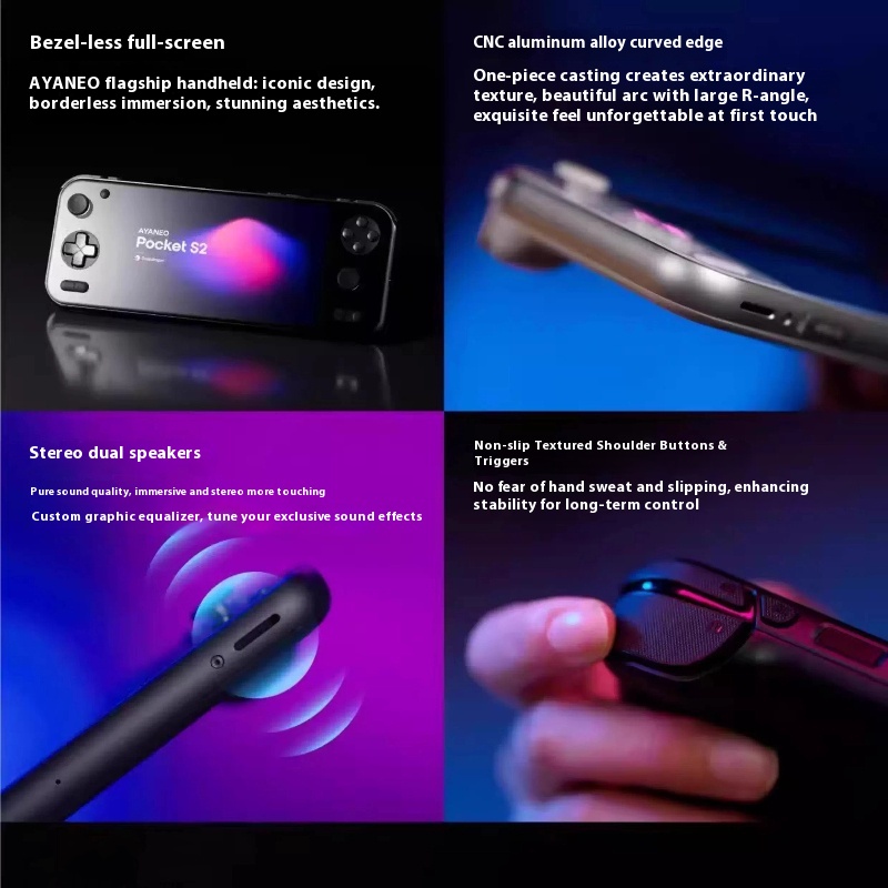 AYANEO Pocket S2 Pro Handheld  - Gaming Console Types recensione e prezzo